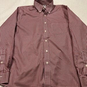 Brooks Brothers Red Checkered Casual Shirt
